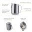 Barista & Co Dial In Milk Pitcher 600 ml černá konvička na mléko