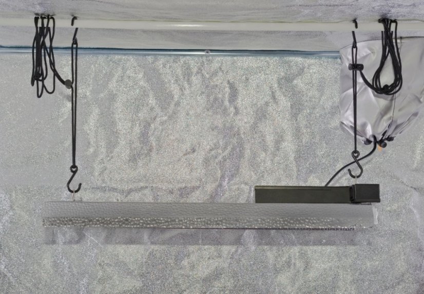 AdjustIT- 2*šňůra pro zavěšení stínidla s háčky,délka 2,5m