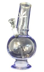 Bong Zooom KILLER BOMB průhledný se skleněným kotlíkem, 30cm
