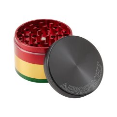 Čtyřdílná drtička Aerospaced by Higher Standards, 63mm, rasta