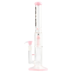 Skleněný bong Grace Glass Limited Edition Pink Barrel Bong, růžový, 42cm