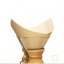 PAPÍROVÉ FILTRY CHEMEX FSU-100 PRO 6-10 ŠÁLKŮ KÁVY PŘÍRODNÍ (100KS)