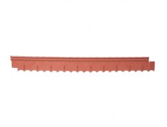 Obruba GARDEN BRAID s okrasným pásem terakota 0,12x1,12m