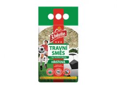 Verpakking graszaad Valaška sportveld 1kg in groen-rode verpakking met voetballer foto, bestemd voor sportvelden met hoge belasting