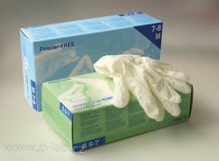 Latexové rukavice s pudrem, vel, M, balení 100ks