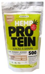 Konopný protein kakao/banán (500g) - Zelená Země