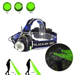 SunPro Green LED Headlamp - lanternă frontală verde