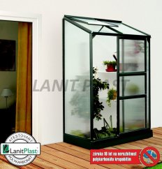 Skleník Ida 900 - rozměry 0,69 x 1,31 m (zelená 6mm)