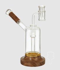 Skleněno-dřevěný bong Marley Natural Black Walnut Riggler