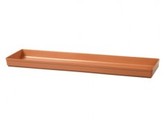 Podmiska pod truhlík GLORIA 60cm - terakota