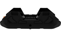 Černý plastový ThinkGrow Model One LED 90W Driver TLD-2 ovladač s dvěma kanály pro spektrální kontrolu, ergonomický design s větrací mřížkou