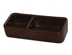 Krmítko keramické dvoudílné 24x10x6cm