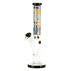 Skleněný bong G-Rollz | Banksy's Graffiti 'Bulletproof Dove' H:30cm - O:38mm - SG:18,8