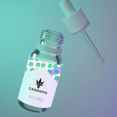 CBD olej pro zvířata 3% - 10ml Cannapio