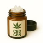 CBD a CBN krystaly