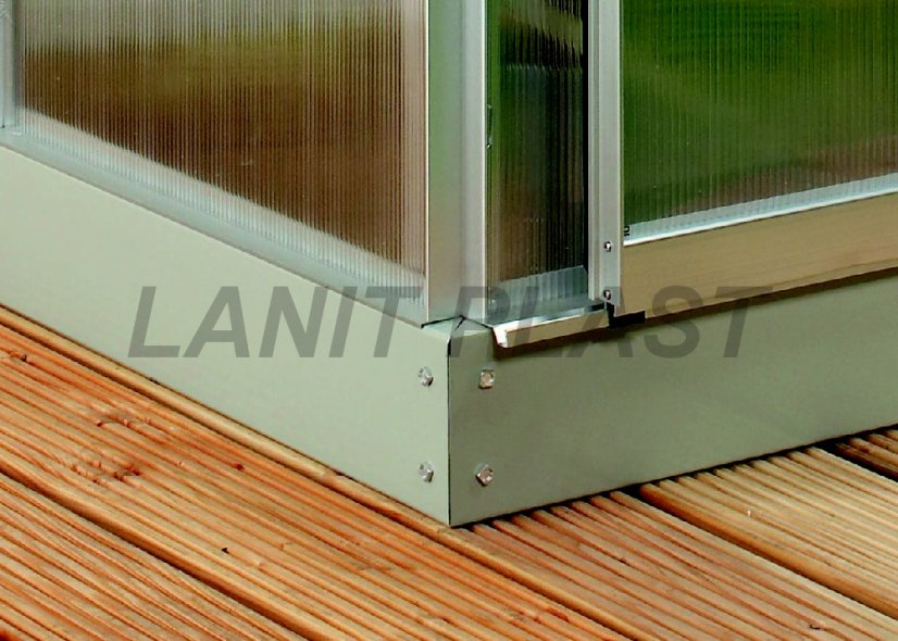 Skleník Venus 7500 - rozměry 1,93 x 3,83 m (stříbrná 4mm)