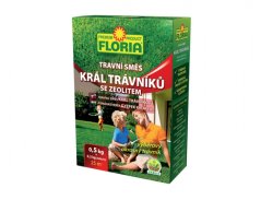 Směs travní KRÁL TRÁVNÍKŮ 500 g + zeolit 200g
