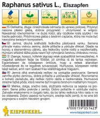 Ředkvička rampouchy - semena ředkviček