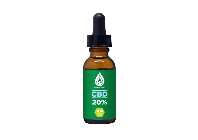 Fénixovy kapky CBD 20%, THC 1%, 10ml