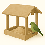 Mangiatoie per uccelli