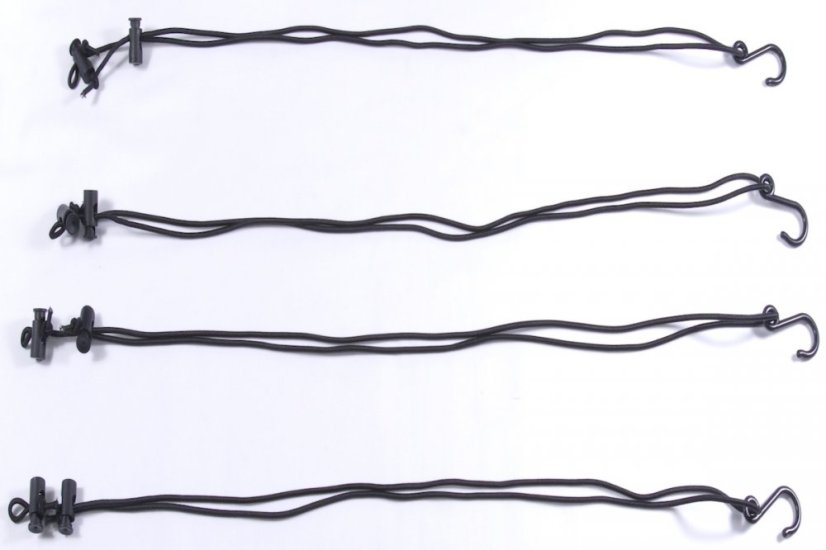 AdjustIT- 2*šňůra pro zavěšení stínidla s háčky,délka 2,5m