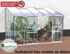 Skleník Ida 6500 - rozměr 2,01 x 3,24 m (stříbrná 6mm)