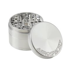 Čtyřdílná drtička Aerospaced by Higher Standards, 63mm, stříbrná