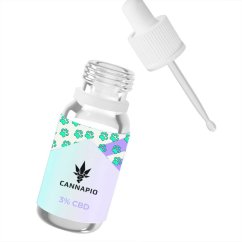 CBD olej pro zvířata 3% - 30ml Cannapio