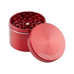 Čtyřdílná drtička Aerospaced by Higher Standards, 63mm, červená