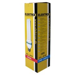 Úsporná CFL lampa ELEKTROX 85W, na rast aj kvet