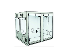 Homebox Ambient Q300+ pěstební stan 300x300x220cm s bílým reflexním vnitřkem, černými ventilačními otvory a zipovými vstupy pro indoor pěstování Homebox Ambient Q300+ pěstební stan 300x300x220cm s bílým reflexním vnitřkem, černými ventilačními otvory a zipovými vstupy pro indoor pěstování