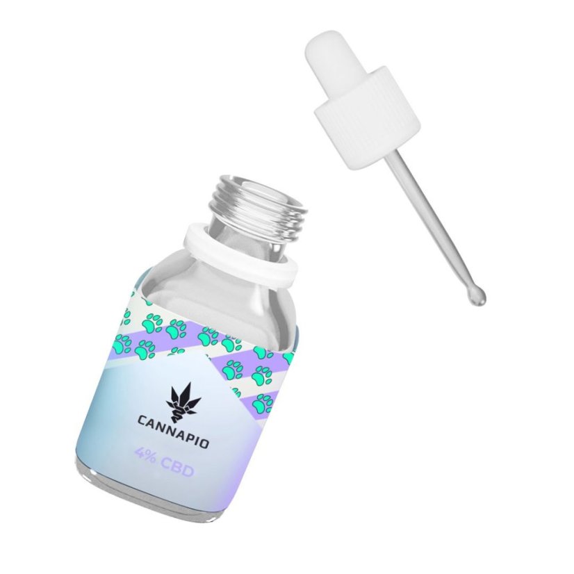 CBD olej pro zvířata 4%, 30ml Cannapio