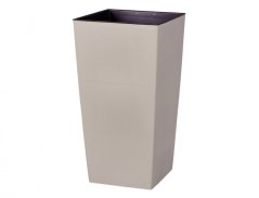 Obal na květník URBI SQUARE 2v1 plastový matný 20x20x38cm