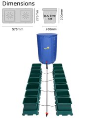 Autopot Easy2grow Kit se 16 květináči, včetně 225L Flexitank