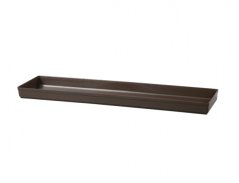 Podmiska pod truhlík GLORIA 60cm - hnědá