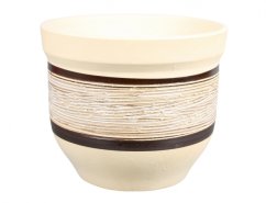 Květník MONARDA přírodní kamenina d28cm