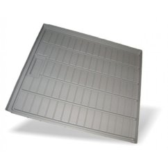 Mesa de inundación EBB&FLOW gris de plástico de 100x110cm con estructura de superficie acanalada y canales de drenaje para jardinería