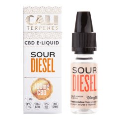 Cali Terpenes CBD E-liquid 100 mg, 10 ml, Sour Diesel
