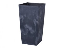 Obal na květník URBI SQUARE BETON 2v1 plastový 27x27x50cm