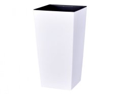 Obal na květník URBI SQUARE 2v1 plastový matný 27x27x50cm