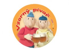 Placka PAM VZORNÝ PIVAŘ odznak 44mm