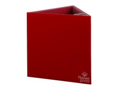 Obal na květník TRIANGLE plastový bordó 21x21x21cm