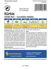 Dýně Uchiki Kuri - semena dýně