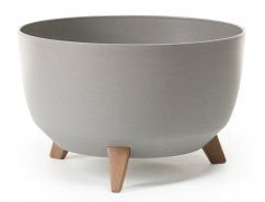 Žardinka ROMA ECO WOOD 4v1 plastová + 3 ks nožiček d47x22cm