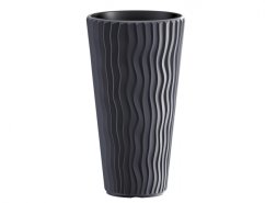 Obal na květník SANDY SLIM plastový matný d39x71cm