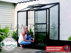 Skleník Ida 1300 - rozměry 0,69 x 1,93 m (zelená 6 mm)