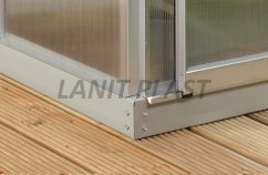 Základna Uranus 9900 - rozměry 2,57 x 3,83 m (šedá)