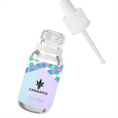 CBD olej pro zvířata 4% - 10ml Cannapio