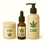 CBD tělová a pleťová péče - Skladem