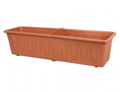 Truhlík GARDEN plastový terakota 50cm